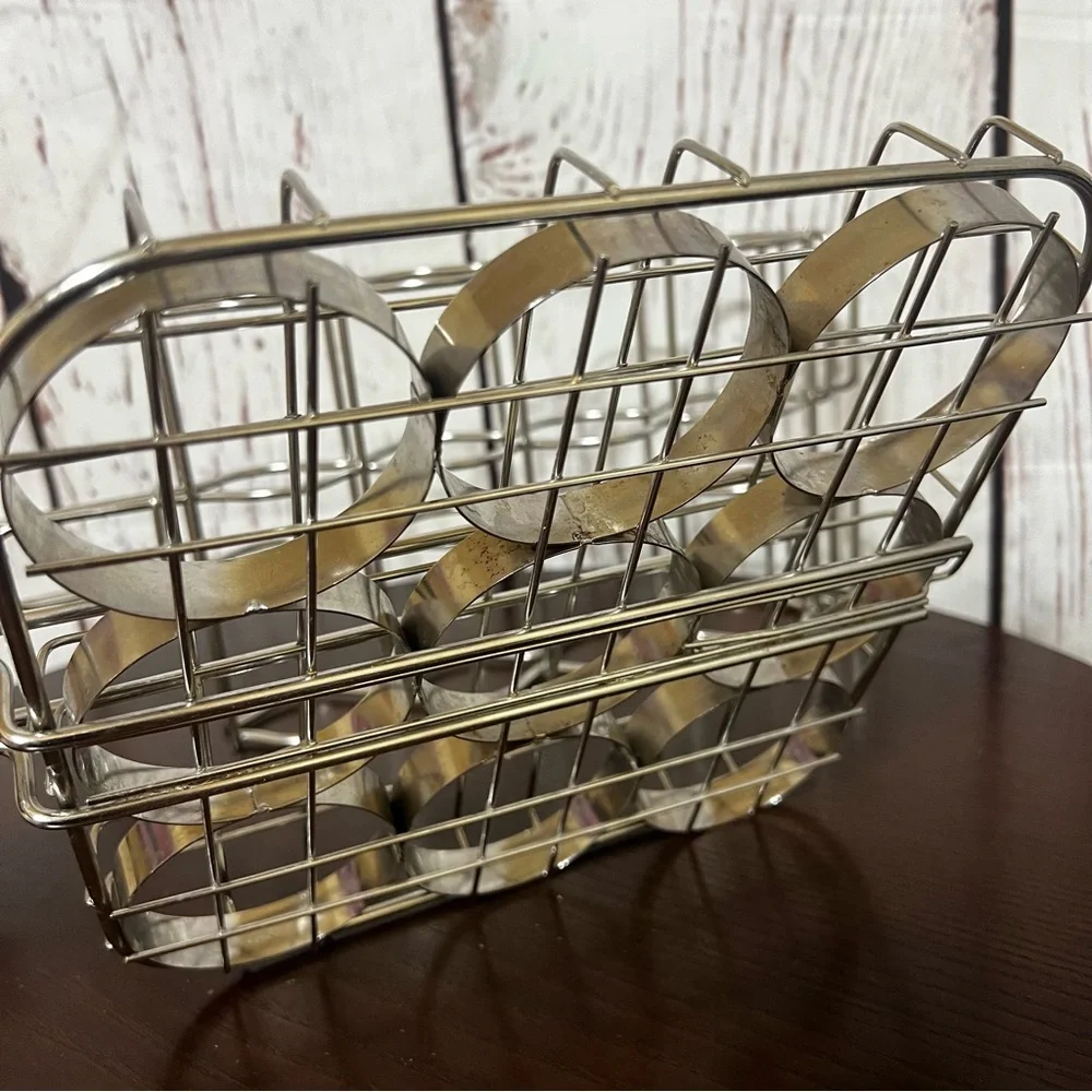 Sur La Table Stainless Steel BBQ Grill Baskets 9 burger sliders 4 corn on a cob